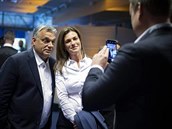 Judit Vargová s premiérem Viktorem Orbánem
