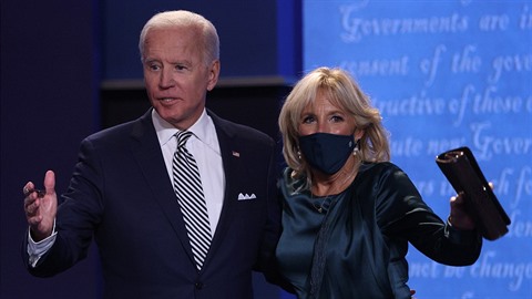 Joe Biden a jeho manelka Jill