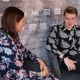 Obleen na rozhovor Petrovi pipravila jeho partnerka Aneta Vignerov.