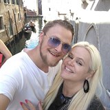 Letní romantika Moniky Binias Štikové v Benátkách, kam se s manželem vypravili.