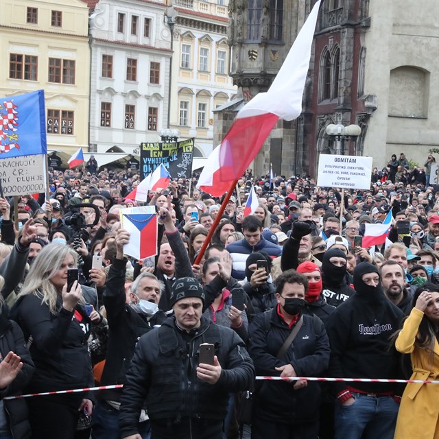 Protest na Staromstskm nmst