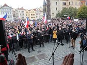 Protest na Staromstském námstí