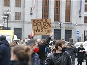 V Praze vyli opt do ulici ti, kteí nesouhlasí s vládním opatením proti...
