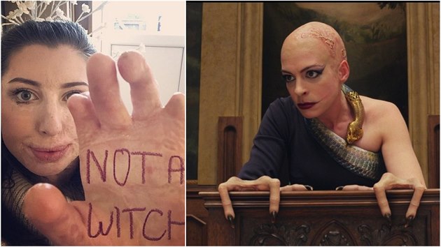 Anne Hathaway to schytává za roli �arod�jnice, prý jde o zesm��ování...