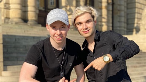 Jakub Jíra a Adam Kajumi