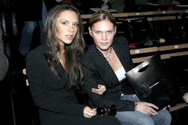 Victoria Beckham and Louise Adams