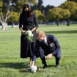 Princ Harry a Meghan Markle li na americk Arlingtonsk nrodn hbitov uctt...