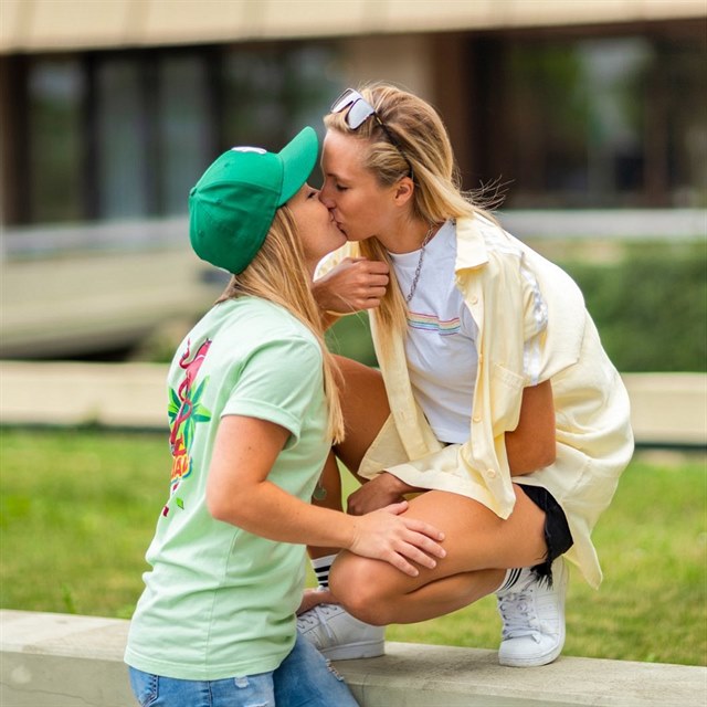 Barbora Votkov se svou partnerkou