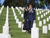 Princ Harry a Meghan Markle li na americký Arlingtonský národní hbitov uctít...