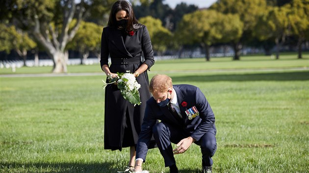 Princ Harry a Meghan Markle li na americký Arlingtonský národní hbitov uctít...