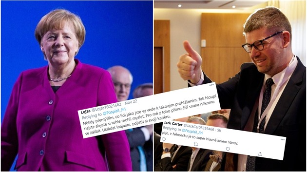 Jiří Pospíšil vychválil německou kancléřku Angelu Merkelovou. A pořádně to...