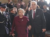 Ivana Zemanová s prezidentem Miloem Zemanem