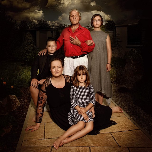 Fotograf Jan Saudek se nechal zv��nit se svou rodinou.