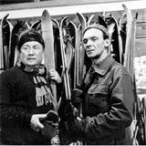 Jaroslav Marvan a Josef Kemr ve filmu Andl na horch.