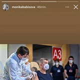 Jako jeden z prvních se nechal očkovat Andrej Babiš.