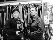 Jaroslav Marvan a Josef Kemr ve filmu Andl na horách.