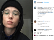 Elliot vás zdraví, píe na Instagramu hereka Ellen Page.