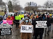 Aktivisté z hnutí Black Lives Matter vyrazili do ulic.