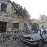 Chorvatsko v úterý zasáhlo další zemětřesení, tentokrát o síle 6,3. Znát bylo i...