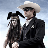 Johnny Depp a Armie Hammer ve filmu Osamělý jezdec.
