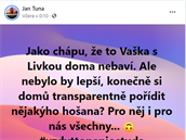 Jan Tuna se posmíval Klausovi kvli jeho údajné homosexualit.