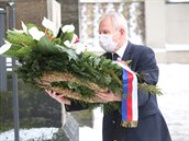 Smutení vnec poslal i prezident Milo Zeman.