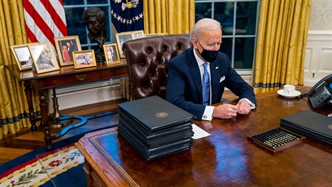 Joe Biden v Bílém dom