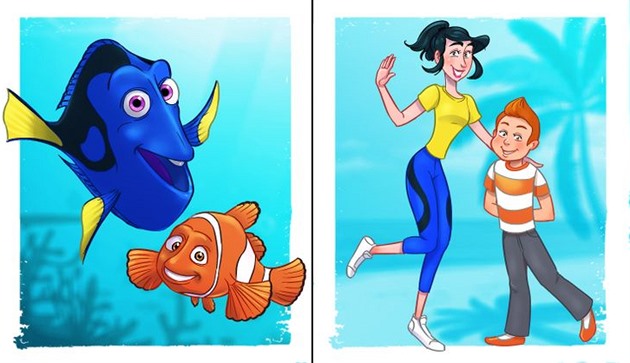 Dory and Marlin