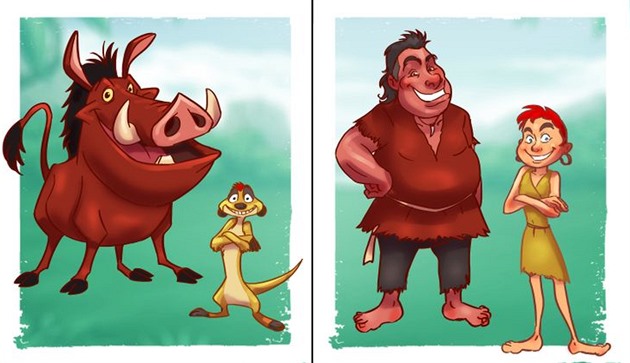 Pumbaa and Timon