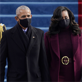 Bval prezident Barack Obama a jeho manelka Michelle na 59. prezidentsk...