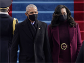 Bývalý prezident Barack Obama a jeho manelka Michelle na 59. prezidentské...