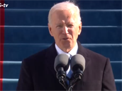 Joe Biden sloil písahu a pronesl první projev roli 46. amerického prezidenta.