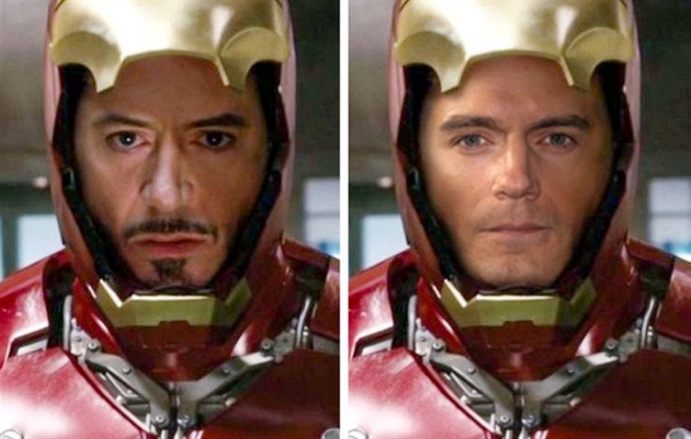 Henry Cavill jako Iron Man