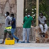 Migranti na ostrov Gran Canaria