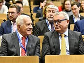 Exprezident Václav Klaus a éf Hospodáské komory Vladimír Dlouhý