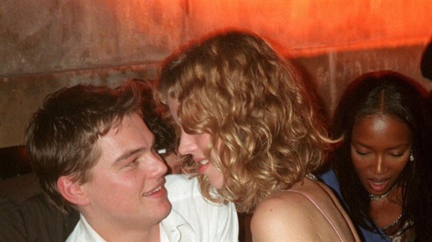 Eva Herzigová a Leonardo DiCaprio