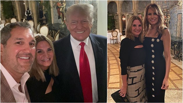 Trumpovi si vyrazili na ve�e�i, odchytili si je fanou�ci.