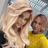 Slovenská kráska Silvia Kucherenko a její kadeřník Paviel Bendler