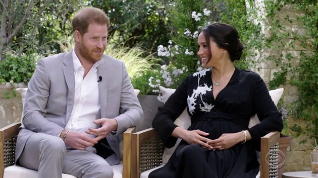 Princ Harry a Meghan v interview Oprah