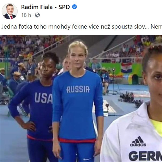 Radim Fiala (SPD)  dal na Facebook fotku s komentem a komunln politik...