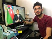 Muhammad Mirzali je známým kritikem ázerbajdánského prezidenta Alijeva (na...