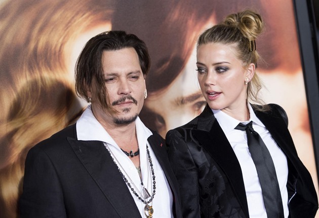 Amber Heard a Johnny Depp