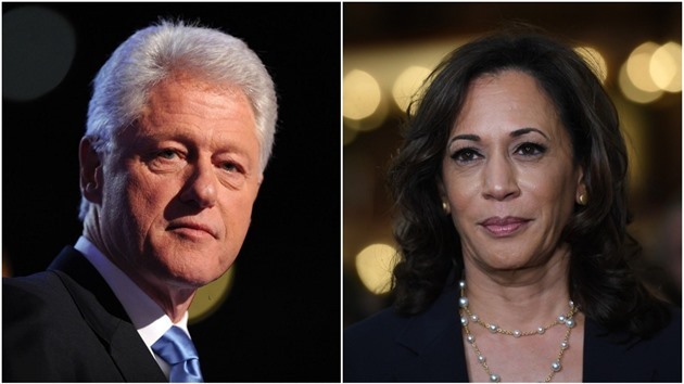 Kamala Harrisová bude o postavení en debatovat s Billem Clintonem. 