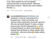 Zuzana Belohorcová se rozilovala nad aktuální situaci v Miami a Alice Bendová...