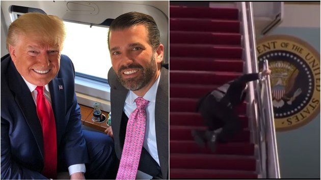 Donald Trump Junior se vysmál Joeu Bidenovi.