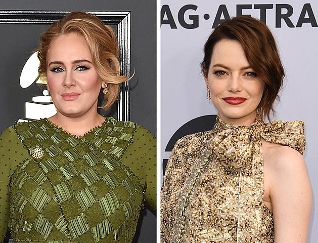 Adele a Emma Stone