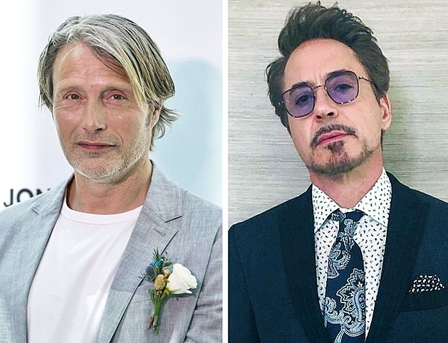 Mads Mikkelsen a Robert Downey, Jr.