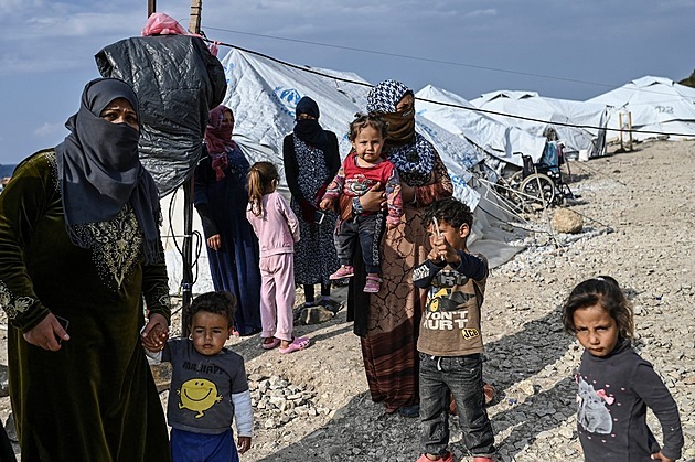 Migranti v táboe Kara Tepe (Ilustraní foto)