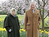 Královna Albta a princ Charles