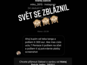 Petra Vojtková zveejnila nechutné zprávy, které jí chodí na Instagramu